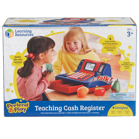 LEARNING RESOURCES Pretend & Play® Teaching Cash Register 2690